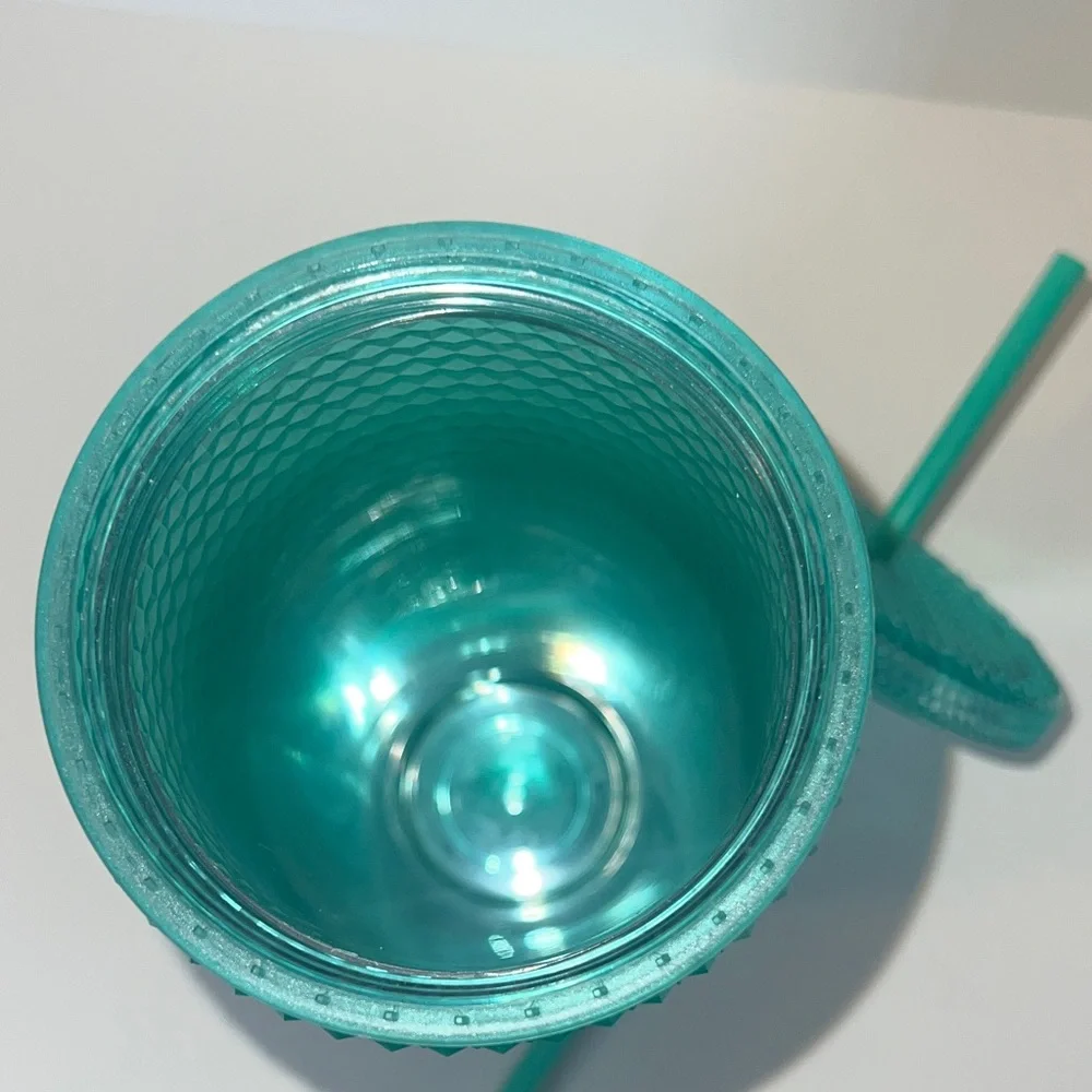 Starbucks 2022 Winter Mint Ombre Studded Venti Tumbler 24oz Cold Cup NWT